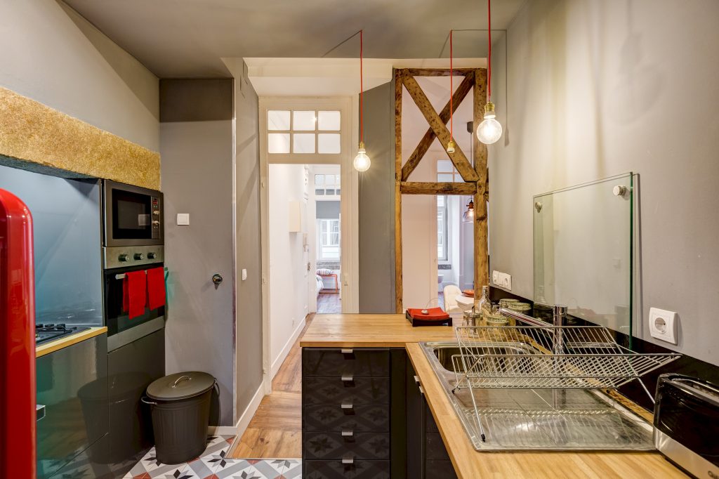 Gem Lisbon Rental Apartment, Historical Gem in Baixa, kitchen