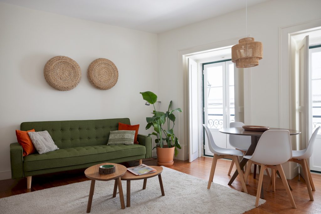 Gem Lisbon Rental Apartment, Historical Gem in Santa Catarina, living room