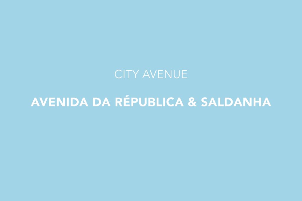 Avenida da República and Saldanha district in Lisbon.