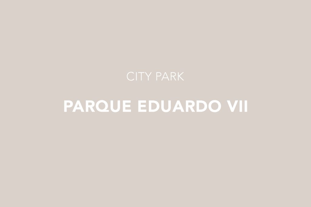 Parque Eduardo VII overlooking Lisbon city centre.